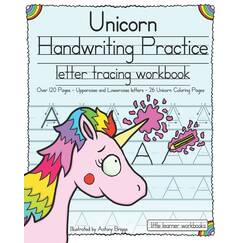 Unicorn Handwriting Practice: Letter Tracing Workbook (Little Learner Workbooks)