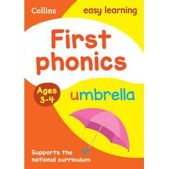 First Phonics: Ages 3-4 (Collins Easy Learning Preschool): Ideal for home learning
