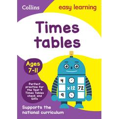 Times Tables Ages 7-11: Ideal for home learning (Collins Easy Learning KS2)