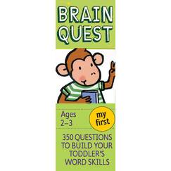 My First Brain Quest Q&A Cards: 350 Questions to Build Your Toddler's Word Skills. Teacher Approved! (Brain Quest Smart Cards)