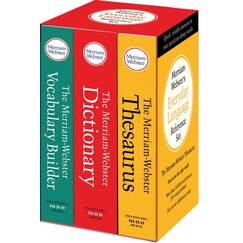 Merriam-Webster's Everyday Language Reference Set: Includes: The Merriam-Webster Dictionary, the Merriam-Webster Thesaurus, and the Merriam-Webster Vocabulary Builder