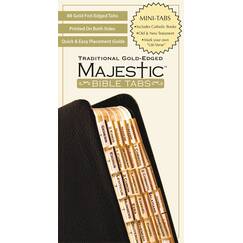 Majestic Traditional Gold Bible Tabs mini (Majestic Bible Tabs (Mini))