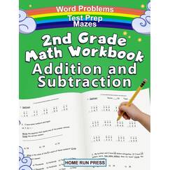 2nd Grade Math Workbook Addition and Subtraction: Second Grade Workbook, Timed Tests, Ages 4 to 8 years