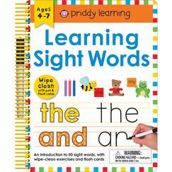 Wipe Clean: Learning Sight Words: Includes a Wipe-Clean Pen and Flash Cards!