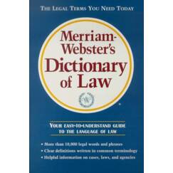 Merriam-Webster's Dictionary of Law