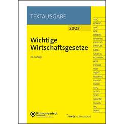 Wichtige Wirtschaftsgesetze (NWB Textausgabe)