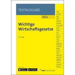 Wichtige Wirtschaftsgesetze: Mit Online-Zugang (Textausgabe)