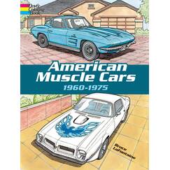 American Muscle Cars (Dover Planes Trains Automobiles Coloring)
