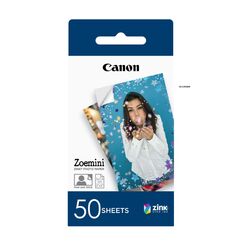 Canon Zink™ Fotopapier – Selbstklebendes 5 x 7,6 cm (2x3") Fotopapier (50 Blatt) – Drucken Sie Handy-Fotos für personalisierte Aufkleber