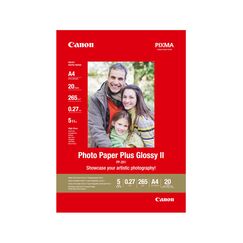 Canon Fotopapier PP-201 glänzend weiß - DIN A4 20 Blatt für Tintenstrahldrucker - PIXMA Drucker (265 g/qm) 2311B019