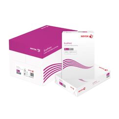 Xerox EcoPrint Kopierpapier, 75g/m², A4, weiß, holzfrei ECF - 1 Karton, 5 Packungen, 2.500 Blatt
