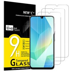 NEW'C 3 Stück für Samsung Galaxy A17 2025, Galaxy A16 5G, Galaxy A26 5G für Panzerglas, Frei von Kratzern, 9H Härte, HD Displayschutzfolie, 0.33mm Ultra-klar, Ultrabeständig