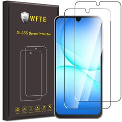 WFTE [2 Stück Schutzfolie für Samsung Galaxy A17 5G / Samsung Galaxy A16 5G Panzerglas Glasfolie 9H Härte, Anti-Kratzen, Anti-Bläschen Displayschutzfolien Panzer Schutz Glas für Samsung A17 / A16