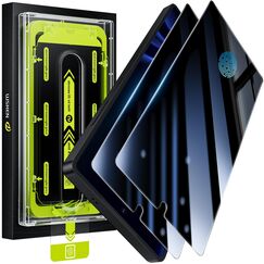 WSKEN für Samsung Galaxy S25 Ultra für Panzerglas Sichtschutz - [25°Anti Spy][Auto Dust Elimination] Full Screen 9H Schutzfolie Privacy Displayschutz Folie,Anti Fingerabdruck,Bläschenfrei,2 Stück
