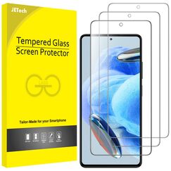 JETech Schutzfolie für Xiaomi Redmi Note 12 Pro 5G / Note 12 Pro+ Plus 5G, 9H Panzer Schutz Glas Folie Displayschutz, Kratzfest, HD Klar, 3 Stück