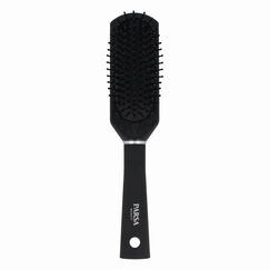 PARSA Beauty Trend Line Haarb&uuml;rste lang/schmal (Schwarz) mit Kunststoffpins &ndash; Allround B&uuml;rste Haare f&uuml;r das t&auml;gliche Haarstyling &ndash; Haarb&uuml;rste ohne Ziepen