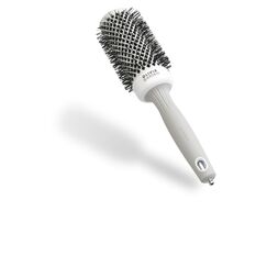 Olivia Garden Expert Blowout Shine - White & Grey - 45 - Keramikbeschichtete Rundb&uuml;rste f&uuml;r geschmeidiges Ausblasen, krausfreies Haar & strahlenden Glanz
