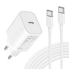 25W USB C Ladegerät Ladekabel für Samsung Galaxy S26 S25 S24 S23 S22 S21 S20 fe S10 S9 A55 A54 A53 A52 A51 A50 A33 A13 A12,Schnellladegerät mit Typ C Schnellladekabel 2m,Fast Charger Adapter Netzteil