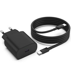 25W Schnellladegerät USB C für Samsung Galaxy S25/S25 Ultra/S24/S24Ultra/S23/S23 Ultra S22/S22 Plus/S22 Ultra/S21 S20 FE/A52S A53 A33/Z Flip 3, USB C ladegerät mit 2m Schnell Ladekabel for Samsung