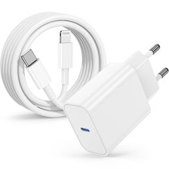 iPhone Schnellladegerät mit Ladekabel, iPhone Schnellladekebel 2m kable mit 20W USB C Ladegerät Adapter Stecker for Apple iPhone 14 Plus/13 Pro/13 Pro Max/12/11/SE/XS/8/7/6/iPad
