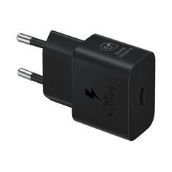 Samsung Schnellladeadapter, Energieeffizientes Ladegerät, USB-C, 25 Watt, Schwarz, EP-T2510N