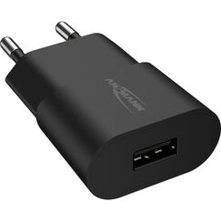 Ansmann 1 porta USB 1001-0108 - Caricatore USB con controllo intelligente di ricarica per smartphone, tablet, GoPro, e-book, ecc