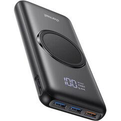 Charmast Power Bank, Wireless Powerbank 20000mAh Induktives Laden Kabellose Ladegerät, 22,5W PD/QC 3.0 Externe Handyakkus mit LED Display Kompatibel mit iPhone 17 16 15 14 13 12 Pro max Samsung Huawei