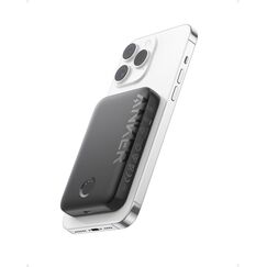 Anker 321 Magnetische Power Bank (PowerCore Magnetic 5K) Magnetic 5000mAh kabellose Powerbank, Kompatibel mit iPhone 17/16/15/14/13/12