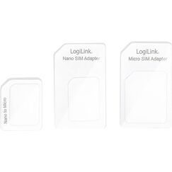 LogiLink AA0047 Dual Sim-Karten Adapter für Micro SIM und Nano SIM