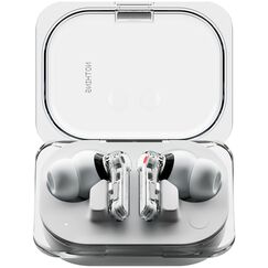 Nothing Ear (a) kopfhörer kabellos Bluetooth mit ANC, Bass-Enhance-Algorithmus und bis zu 42,5 Stunden Wiedergabezeit - Weiß