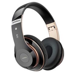 Lankey Sound Kopfhörer Kabellos mit 6 EQ Modi, Kopfhörer Bluetooth, 65 Std Over Ear Kopfhörer Bluetooth mit Eingebautem HD-Mikrofon, FM, SD/TF für Outdoor, Transport, Reisen, Studium