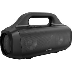 soundcore Motion Boom Bluetooth Lautsprecher von Anker, mit Titan Audiotreibern, BassUp Technologie, IPX7 Wasserschutz, 24h Akku, ideal für draußen, Garten, Strand