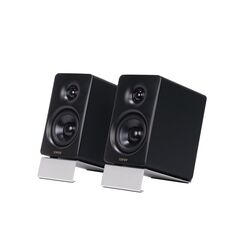Edifier M60 Multimedia-Lautsprecher Bluetooth 5.3, 66W RMS, Hi-Res Audio & Hi-Res Wireless Audio, LDAC, 3" Mittelbass & 1" Hochtöner, USB-C & Aux-Eingänge, Kompakter Desktop Lautsprecher - Schwarz