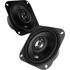 JBL Stage1 41F 2-Wege Auto Lautsprecher Set von Harman Kardon - 125 Watt KFZ Auto Boxen 25 Watt RMS - 2 stück Car HiFi JBL Box groß 10cm | 100mm | 4 Zoll, Schwarz