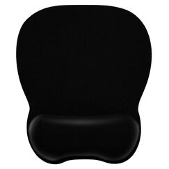 EooCoo Mauspad mit Handauflage, Ergonomisches Mousepad, Gaming Memory Foam Mausmatte mit Handgelenkpolster, Komfort, Verschleißfest, Wasserdicht, für Alle Maus, Offfice, Heim, Büro Zubehör, Schwarz