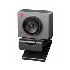 OBSBOT Meet 2-4K Webcam für PC mit 1/2" Sensor, KI Framing& Autofokus, Beauty-Modus, Gestensteuerung, 60 FPS, Zwillingsmi, Leicht USB Kamera für Streaming, Meetings, Gaming, Video Calls. (Space Grau)
