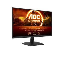 AOC 27G15N 27 Zoll FHD Gaming Monitor, 180Hz, Fast VA Panel, 1ms MPRT, Adaptive Sync, HDR10, (1920x1080 HDMI 1x 2.0 DP 1x 1.4) Schwarz