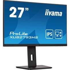 iiyama Prolite XUB2793HS-B7 68,6cm 27" IPS LED-Monitor Full-HD 100Hz HDMI DP Höhenverstellung Pivot Adaptive Sync schwarz