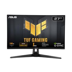 ASUS TUF Gaming VG27AQ3A - 27 Zoll WQHD Monitor - 180 Hz, 1ms GtG, G-Sync, FreeSync, , ELMB, GameFast Input , HDR10 - Fast-IPS Panel, 16:9, 2560x1440, DisplayPort, HDMI, Speaker, Schwarz,27" WQHD