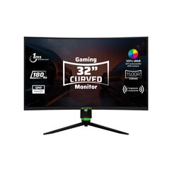 Aryond A32 V2 Curved Gaming Monitor, 32 Zoll(80cm), 180Hz, 1500R, QHD (2560x1440), 1ms, HDR, FreeSync&G-Sync, 122% SRGB, Eye Care, Eingebauter Lautsprecher, HDMI, Display Port, Höhenverstellbar