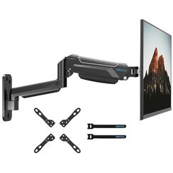 BONTEC Monitor Wandhalterung 13-42 Zoll Bildschirm bis 9 kg, VESA 200x200, Neigbar Schwenkbar Drehbar, Höhenverstellbar Monitor Wall Mount