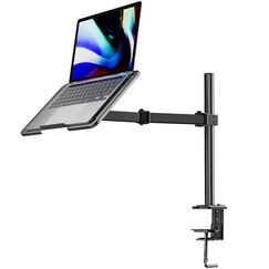 HUANUO Laptop Halterung Schreibtisch, Laptop Arm, Laptophalter Schreibtisch für 16,5” Laptop, Monitor Halterung für 13 to 35 Zoll Bildschirm