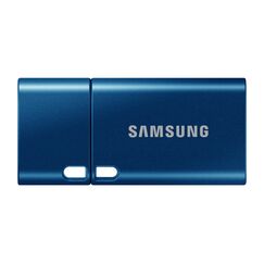 Samsung USB-Stick, USB-C, 256 GB, 400 MB/s Lesen, 110 MB/s Schreiben, USB 3.1 Flash Drive für Notebooks, Tablets und Smartphones, Blue, MUF-256DA/APC