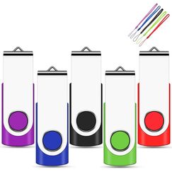 32GB USB Stick 5 stück Mehrfarbig USB 2.0 Speicherstick USB Sticks Data Datenspeicher Mehrfarbig