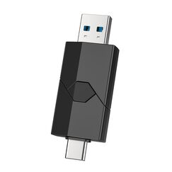 Vansuny USB Stick 128GB 3.0 USB C Stick 128 gb 3.0 USB 3.0 Stick USB C + USB A Teleskop Flash Drive OTG Speicherstick für Handy Galaxy S24 Smartphone Tablet Auto Laptop