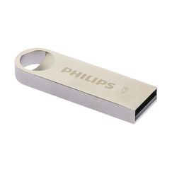 Philips Moon Edition High Speed 2.0 USB-Flash-Laufwerk USB-Stick 16 GB für PC, Laptop, Computer Data Storage, Lesegeschwindigkeit bis zu 20 MB/s, Aluminium, Schlüsselanhänger