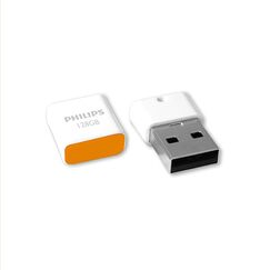 Philips Pico Edition High Speed 2.0 USB-Flash-Laufwerk USB-Stick 128 GB Ultra Small für PC, Laptop, Computer, Smart TV, Car Audio and More Lesegeschwindigkeit bis zu 25 MB/s