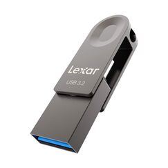 Lexar USB-Stick 3.2 128 GB, Gen 1, USB C & USB A, Lesegeschwindigkeit bis zu 100 MB/s, unterstützt OTG, Metallspeicher für PC, Laptop, Auto, TV, Smartphone Typ C, Android