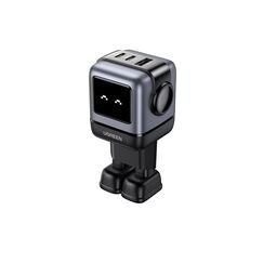 UGREEN UNO USB C Ladegerät, 65W USB C Netzteil 3-Port GaN Schnellladegerät LED Display kompatibel mit MacBook Pro/Air, iPad, iPhone 17 Pro Max, 15 16, Galaxy S25 Ultra, Steam Deck (Schwarz)