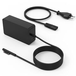 Surface Ladekabel 65W für Microsoft Ladekabel Surface Pro 11/10/9/Pro 8 3 7 4 5 6 X,Sur face Laptop 6/5/4/3/2,Book 3/2,Sur-face Go 3/2 Laptop Netzteil,USB-Port